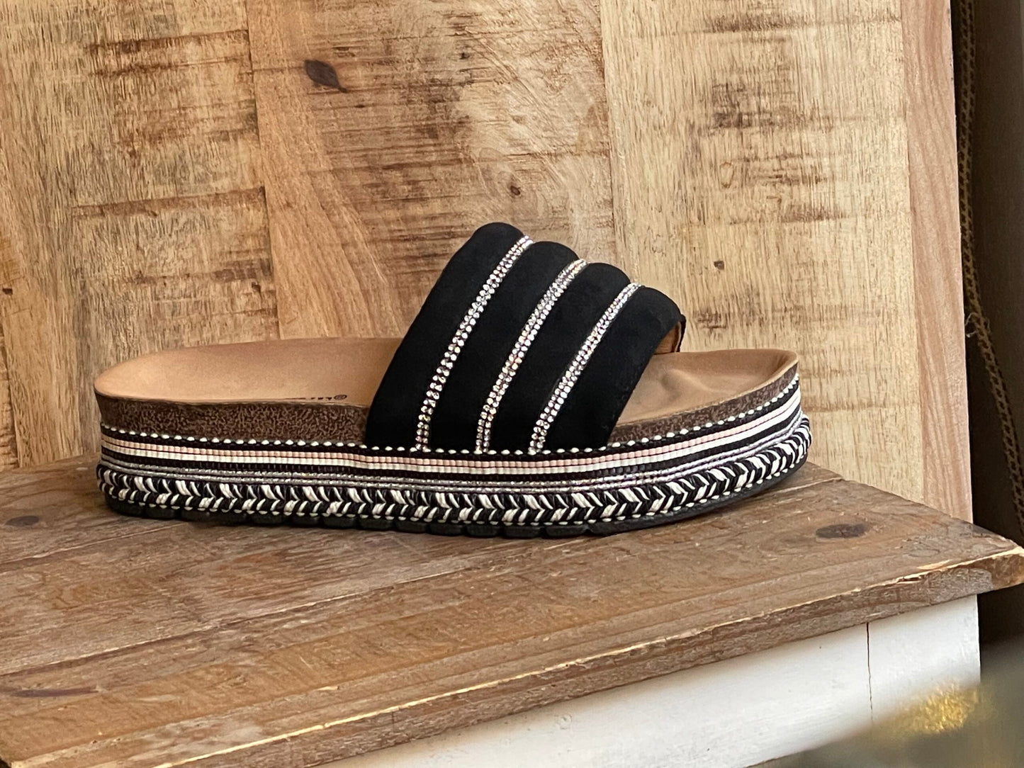 Bløde sandaler sort/ Liva k