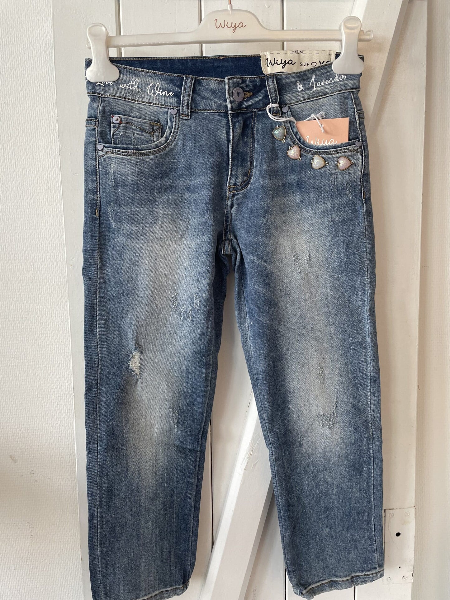 Wiya hjerte jeans/ LIVA K