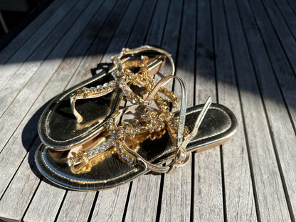 Guld sandal / LIVA K