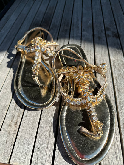 Guld sandal / LIVA K