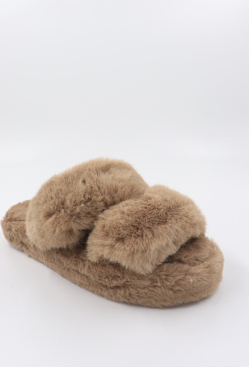 Nanni slippers taupe / Liva K